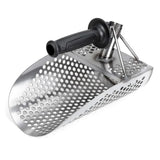 Stainless Steel Sand Scoop Shovel for Metal Detecting – SUS304 Beach & Underwater Sand Sifter thumbnail 11