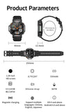 LIGE 2025 GPS Smartwatch for Men – Outdoor Sport Watch with AI Assistant, Compass, Altimeter, Barometer, and 3ATM Waterproof Protection thumbnail 25