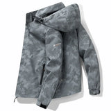Men’s Hooded Waterproof Hiking Jacket – Windproof Outdoor Bomber with Detachable Hood thumbnail 25