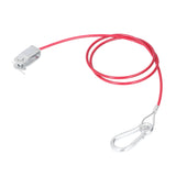 3.3ft Universal Trailer Safety Breakaway Cable – Anti-Drop Stainless Steel with Carabiner & Ring thumbnail 5
