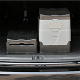 Portable Folding Travel Toilet – Anti-Odor Emergency Potty for Car, Camping, and Outdoor Use (Black/Grey) thumbnail 5