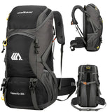 50L Waterproof Hiking Backpack – Large Travel Rucksack with Shoe Compartment thumbnail 1