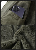 Men's Pilot Bomber Jacket – Winter Fleece-Lined Tactical Windbreaker thumbnail 17
