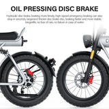 Coswheel CT20S 2000W Electric Dirt Bike – 60V 27.5Ah Fat Tire Ebike for Adults (20" Off-Road Tires, 161km Range) thumbnail 14