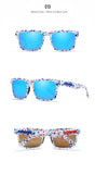 KDEAM Polarized Sunglasses – Unisex Square Frame UV400 Outdoor Eyewear (Red Mirror Lens, Model KD332) thumbnail 15
