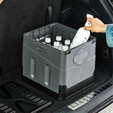 Portable Folding Travel Toilet – Anti-Odor Emergency Potty for Car, Camping, and Outdoor Use (Black/Grey) thumbnail 3
