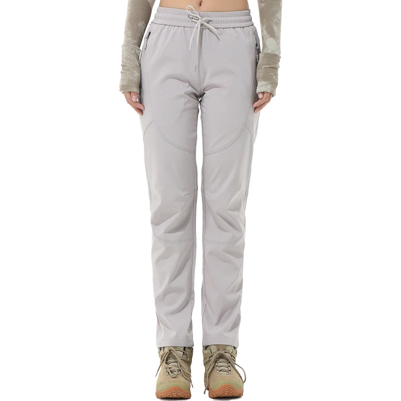 LNGXO Women's Waterproof Hiking Pants – Stretch Cargo Trousers for Trekking, Camping & Outdoor Sports