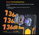 Cubot KingKong Power 5 – Rugged Smartphone with 15300mAh Battery, 6.88" 120Hz Display, Android 15, 16GB RAM + 128GB Storage, IP68/IP69K thumbnail 19