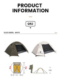 Mobi Garden 3–4 Person Waterproof Camping Tent – Double-Layer, UV & Rain Protection, Lightweight Trekking Shelter thumbnail 21
