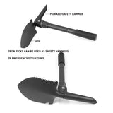 6-in-1 Military Folding Shovel with Pickaxe – Compact, Multi-Tool Survival Spade with Carry Case thumbnail 11