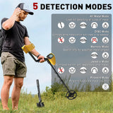 TC-220 Portable Metal Detector – 5 Detection Modes, Smart LCD, Deep Scan Precision thumbnail 11