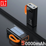 ONEPLUS 200,000mAh Solar Power Bank – Built-in Cables, LED Light, Fast Charging, High-Capacity External Battery thumbnail 7