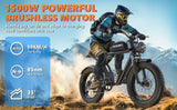 Kickwey K7 1500W Fat Tire Electric Bike – 48V 23Ah Lithium, 46km/h Mountain E-Bike for Adults thumbnail 7