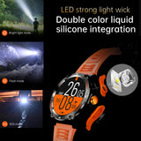 EIGIIS KT76 Smart Watch – 3ATM Waterproof Outdoor Fitness Tracker with Compass, Flashlight, Bluetooth Calling & Health Monitoring thumbnail 9