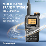 Quansheng UV-K5(8) Long-Range Dual Band Walkie Talkie – 200 Channel Portable Two-Way Radio with AM/FM, Emergency Weather, Cross-Band Intercom & Type-C Charging thumbnail 2
