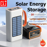 ONEPLUS 200,000mAh Solar Power Bank – Built-in Cables, LED Light, Fast Charging, High-Capacity External Battery thumbnail 2