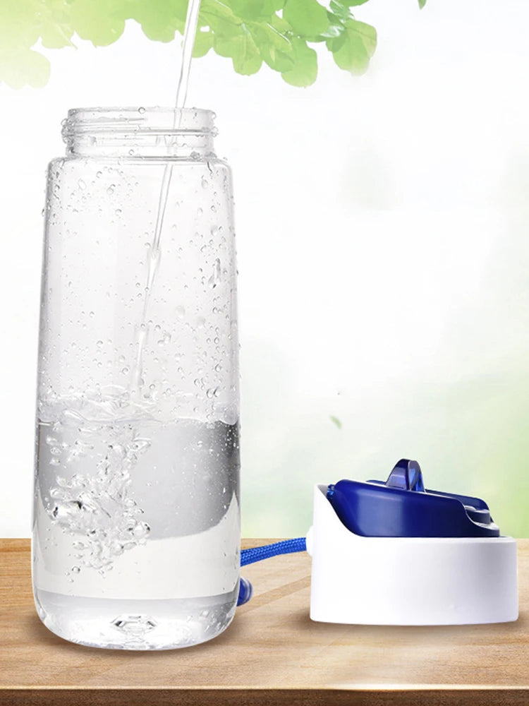 750ml Portable Water Filter Bottle – Outdoor Survival Straw Cup with 0.01 Micron Filtration | Emergency Purifier for Camping & Hiking