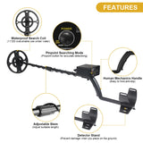 TC-200 Advanced Metal Detector – Adjustable Underground Gold & Metal Tracker with Waterproof Search Coil thumbnail 25