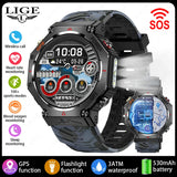 LIGE 2025 GPS Smartwatch for Men – Outdoor Sport Watch with AI Assistant, Compass, Altimeter, Barometer, and 3ATM Waterproof Protection thumbnail 33