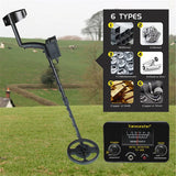 TC-200 Advanced Metal Detector – Adjustable Underground Gold & Metal Tracker with Waterproof Search Coil thumbnail 9