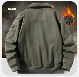 Men's Pilot Bomber Jacket – Winter Fleece-Lined Tactical Windbreaker thumbnail 9