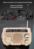 Hand Crank Emergency Weather Radio with Bluetooth – Solar/USB Rechargeable, Portable Power Bank thumbnail 9