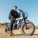 Coswheel CT20S 2000W Electric Dirt Bike – 60V 27.5Ah Fat Tire Ebike for Adults (20" Off-Road Tires, 161km Range) thumbnail 8