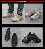 Men’s Tactical Combat Hiking Boots – Waterproof Nylon & Suede Outdoor High Tops for Work, Climbing & Trekking thumbnail 7