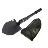 6-in-1 Military Folding Shovel with Pickaxe – Compact, Multi-Tool Survival Spade with Carry Case thumbnail 1