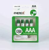 TDRFORCE AA/AAA 1.5V USB Rechargeable Lithium Batteries – 2600mWh/750mWh (4-Pack, CE Certified) thumbnail 11