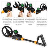 MD1008A Professional Underground Metal Detector – High Sensitivity Gold & Treasure Seeker with LCD Display (Up to 2m Depth) thumbnail 10