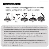 ZFOUEK Tire Repair Kit – Emergency Puncture Plug Tool Set for Car, SUV & Motorcycle Tires (23PCS / 42PCS) thumbnail 4