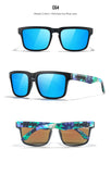 KDEAM Polarized Sunglasses – Unisex Square Frame UV400 Outdoor Eyewear (Red Mirror Lens, Model KD332) thumbnail 41