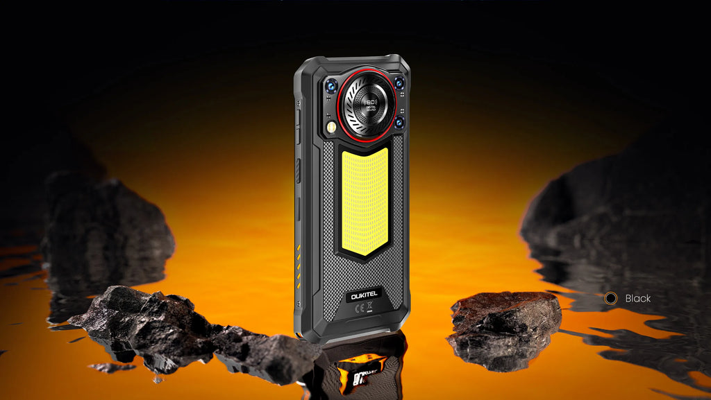 OUKITEL WP53 PRO Rugged Smartphone – 24GB+256GB, 11000mAh Battery, 6.52" HD Display, 50MP Camera, Android 15, NFC