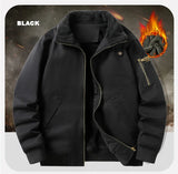 Men's Pilot Bomber Jacket – Winter Fleece-Lined Tactical Windbreaker thumbnail 10