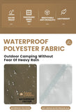 Mobi Garden 3–4 Person Waterproof Camping Tent – Double-Layer, UV & Rain Protection, Lightweight Trekking Shelter thumbnail 8
