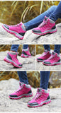 Women’s Outdoor Leather Hiking Boots – Ankle-High, Breathable, Lightweight Trekking Shoes thumbnail 27