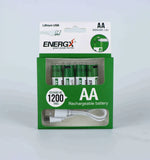 TDRFORCE AA/AAA 1.5V USB Rechargeable Lithium Batteries – 2600mWh/750mWh (4-Pack, CE Certified) thumbnail 17