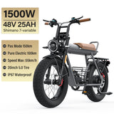 Coswheel CT20S 2000W Electric Dirt Bike – 60V 27.5Ah Fat Tire Ebike for Adults (20" Off-Road Tires, 161km Range) thumbnail 39