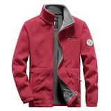 Men’s Thermal Polar Fleece Tactical Jacket – Windproof Outdoor Softshell Coat for Hiking & Survival thumbnail 13