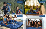 Double Camping Air Mattress with Built-In Pillows – Ultralight Inflatable Sleeping Pad for 2 – Waterproof, Compact & Durable thumbnail 18