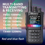 BTONERA BT-8000 Full-Band Ham Radio – 256CH Dual PTT Two-Way Radio with Airband, NOAA, Marine, and Scrambler thumbnail 6