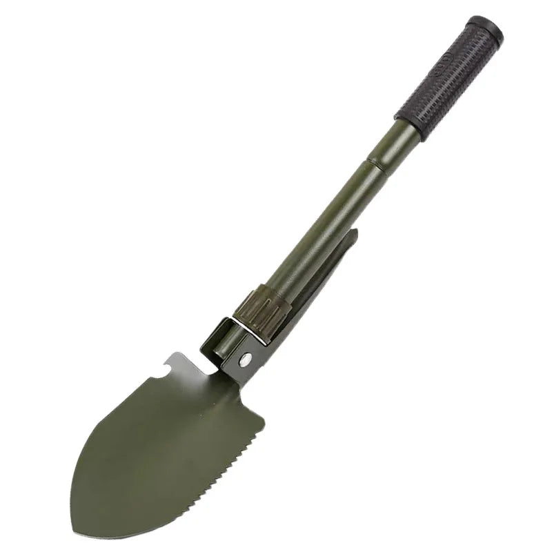 Multifunction Folding Tactical Shovel – Survival & Camping Tool Kit with Canvas Bag