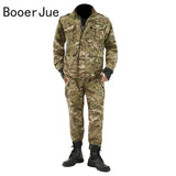 Men’s Wear-Resistant Outdoor Workwear Set – Black Python Pattern | Durable Polyester Tracksuit thumbnail 3
