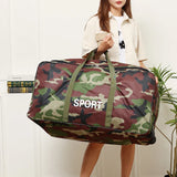 Camouflage Waterproof Oxford Travel Duffle Bag – Large Capacity Moving & Storage Bag thumbnail 5