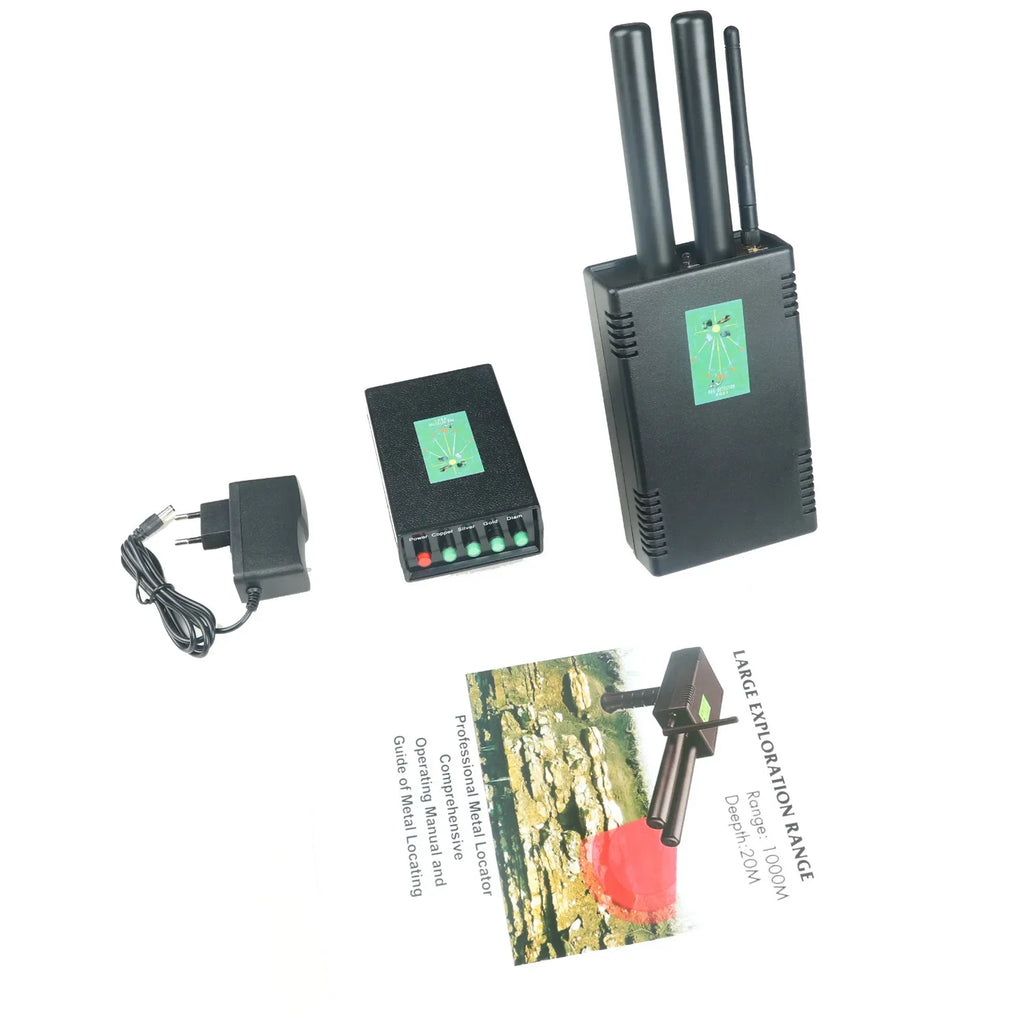 Professional Long-Range Underground Metal Detector – AKS Plus Black Hawk Series | Detect Gold, Silver, Copper, Diamonds & Jade