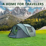 Quick-Open Pop-Up Tent for 5–8 People – Waterproof Hand-Throw Camping & Boat Tent (4-Season, Double Layer) thumbnail 2