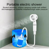 Rechargeable Portable Outdoor Camping Shower – Electric Pump with Digital Display & Accessories (4000mAh Battery) thumbnail 1