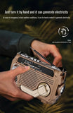 Hand Crank Emergency Weather Radio with Bluetooth – Solar/USB Rechargeable, Portable Power Bank thumbnail 10