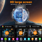 LIGE 2025 GPS Smartwatch for Men – Outdoor Sport Watch with AI Assistant, Compass, Altimeter, Barometer, and 3ATM Waterproof Protection thumbnail 5